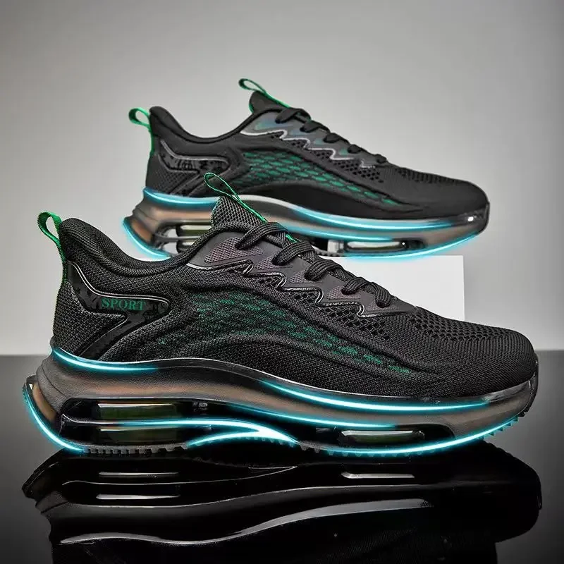 Men's Shoes Full Palm Air Cushion Running Shoes Anti-slip Shock Absorption Casual Sports Summer sport insoles