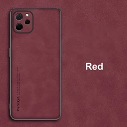 Custodia per telefono in PU leather opaco di lusso con protezione completa per la fotocamera