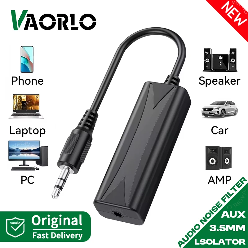 Premium 3.5mm Audio Aux Cable with Noise Filter
