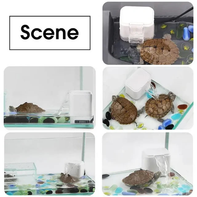 3 in 1 Low Noise Aquarium Filter Water Filter Fish Tank Internal Circulation Turtle Tank Filter Pump Submersible Water Purifier 5