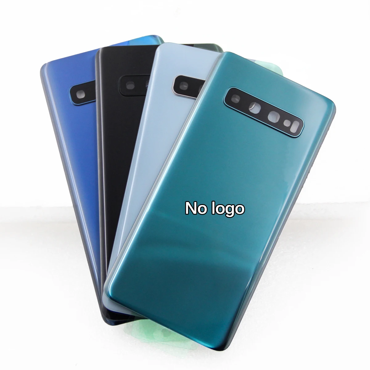 Enhanced Battery Glass Back Cover Housing with Camera Lens, Rear Door Case Panel Parts