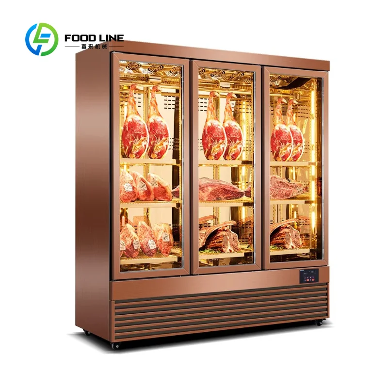 Armadio Refrigerato Personalizzato per la Maturazione di Carne Bovina, Pesce di Mare, Vino Rosso e Barbecue, con Funzione di Rimozione Acidi e Controllo Temperatura Costante (per uso a secco e umido) - immagine 4