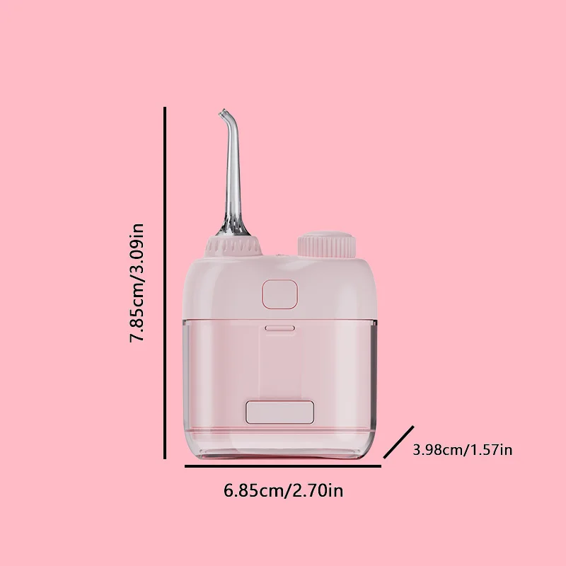 Oral Irrigator Mini Oral Irrigator Multiple Colors Portable Teeth Cleaner 2 Jet Tip 4 Modes Teeth Clean Children And Couples