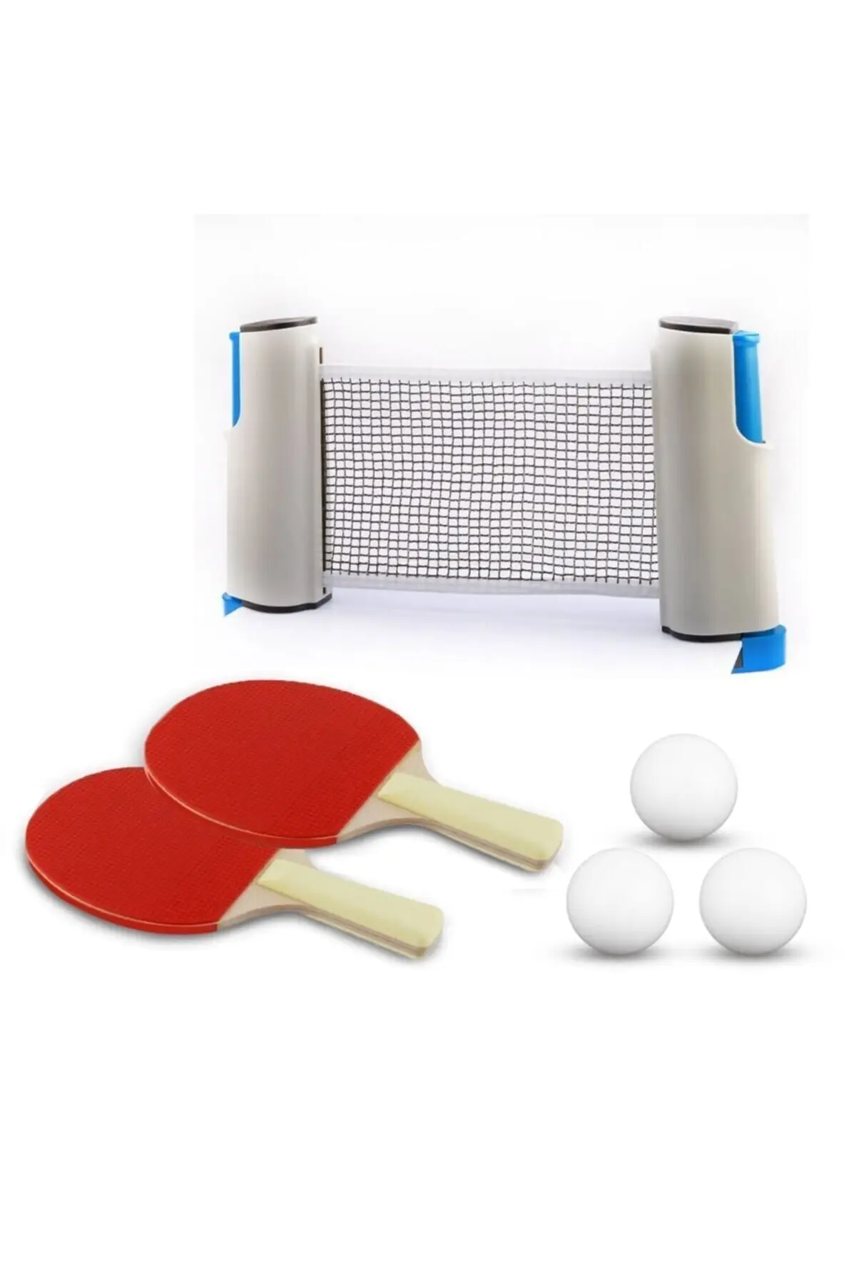 

Portable Table Tennis Mesh Rollnet Racket Ball Set Tennis Equipment & Accessories Sports Outdoor