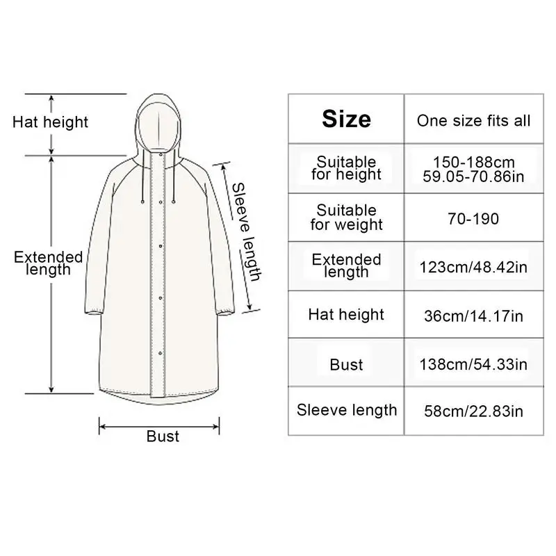 Impermeável unisex impermeável com capuz, Ponchos de alta qualidade EVA Rain, Dog Walking Raincoat, Passeios de água, Travel Boating