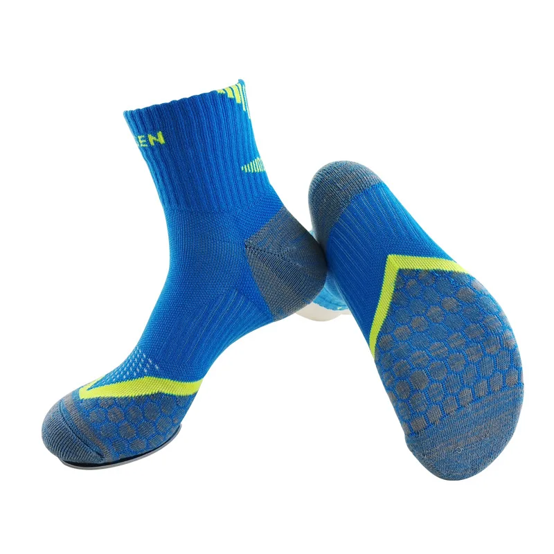 GYMIGO Men Sport Socks Macaron Cycling Socks Professional Basketball Socks Bright Color Fitness Football Outdoor Sport Socks