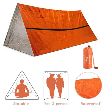 2-Person Emergency Shelter Bivy Tent Kit: 1