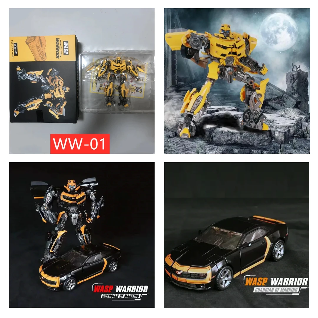 

NEW Transformation WW-01 WW01 Yellow Car WW-01B Black KO MPM03 LTS-03C Metal Action Figure Models with Box Collection Gifts