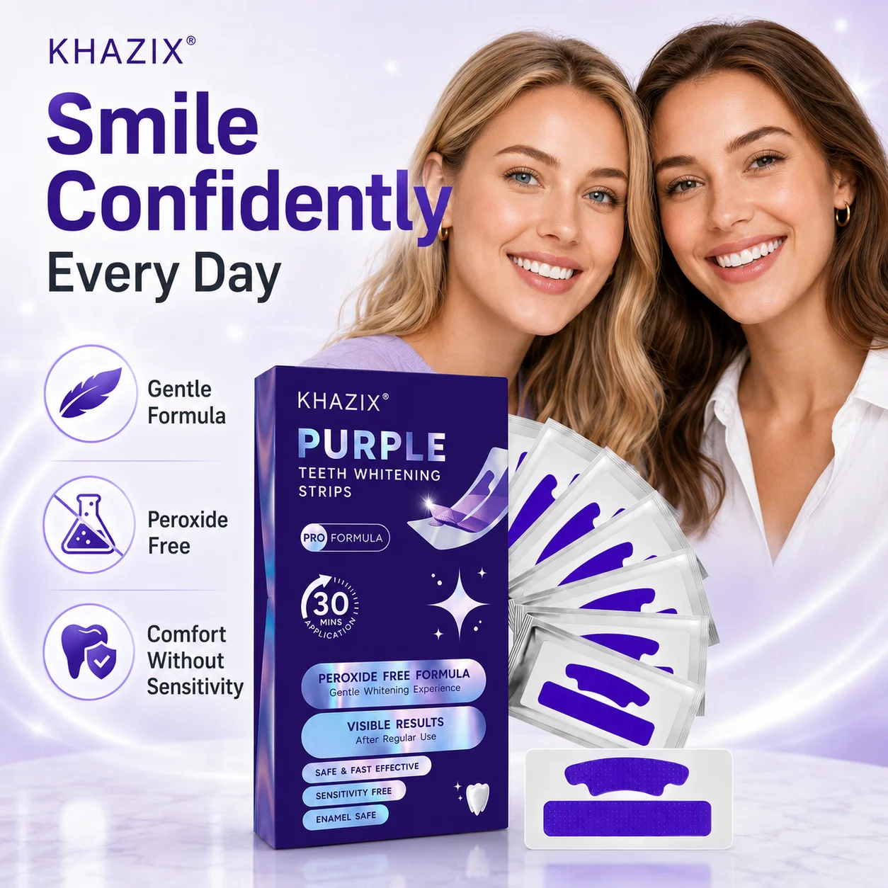 Kit di Strisce Sbiancanti per Denti - immagine 5