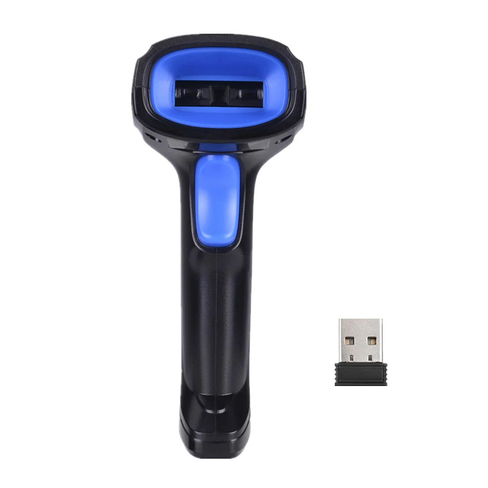 1D USB Laser Barcode Scanner 2D QR Handheld Bar Code Readers Scanning Tools For Store Supermarket Library Warehouse