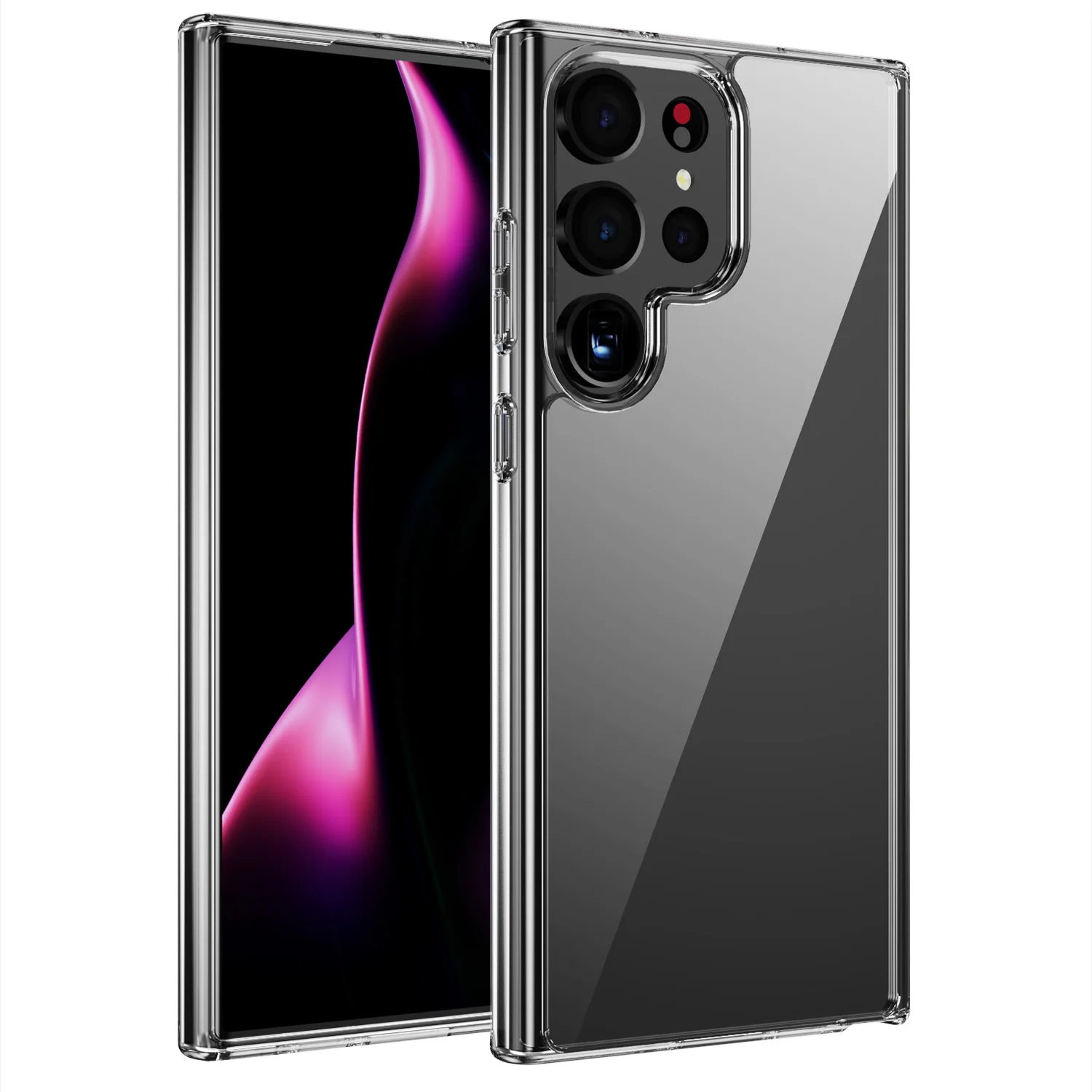 Crystal Clear Military Drop Protection Case For Samsung Galaxy S23