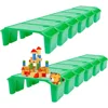 12 Pcs Kids Lap Desk Tray Bulk 19.69 * 9.84 * 7.1in Plastic Breakfast Laptop Trays with Side Pockets 2