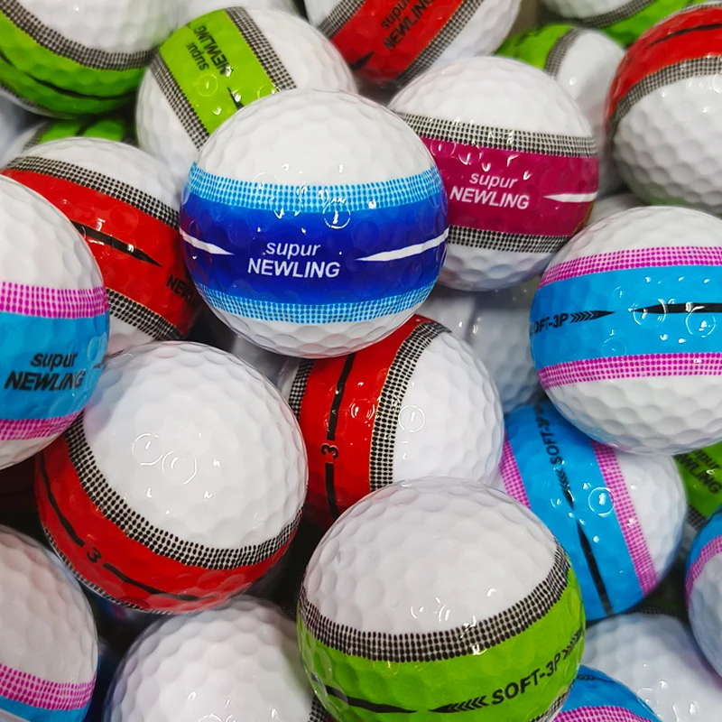 Golf balls 3 Pcs Golf Three Layer Contest Ball 1 Box