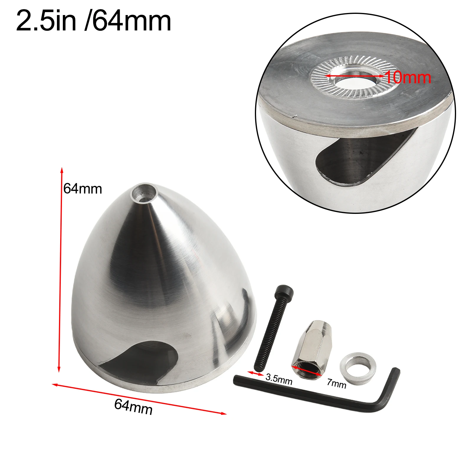 For RC Model Planes Blades Propellers Sturdy Aluminum Construction Various Sizes for Different Engines Easy Installation