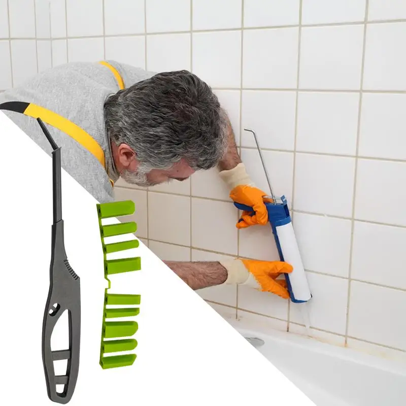 Caulk Remover Adhesive Scraper Seam Repair Tool Kit ABS Kit Tool Grout Removal Tool For Bathroom Kitchen Window Sink 5