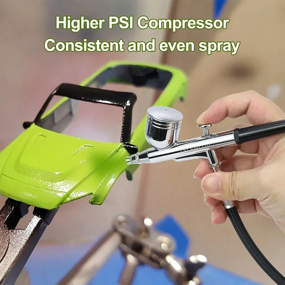 Adjustable PSI Airbrush Kit Dual-Action Airbrush Spray Gun