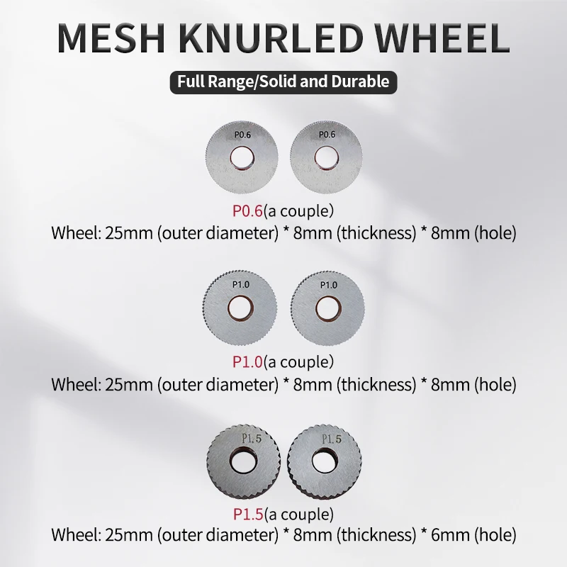1PC 20mmx18mm Straight Grain Knurling Knife + 6 Pcs Straight Knurling Cutter Tool Linear Wheel 0.6mm 1mm 1.5mm