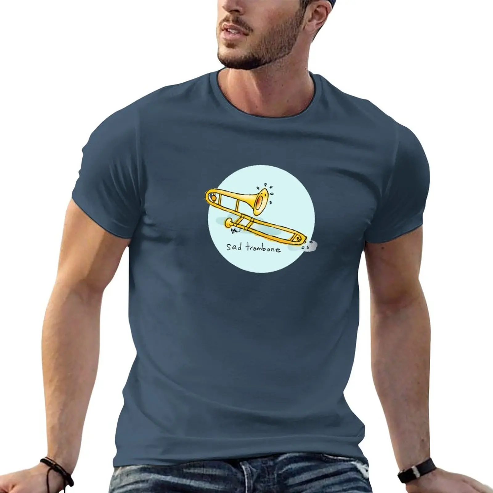 

New Sad Trombone T-Shirt cute tops boys t shirts mens funny t shirts