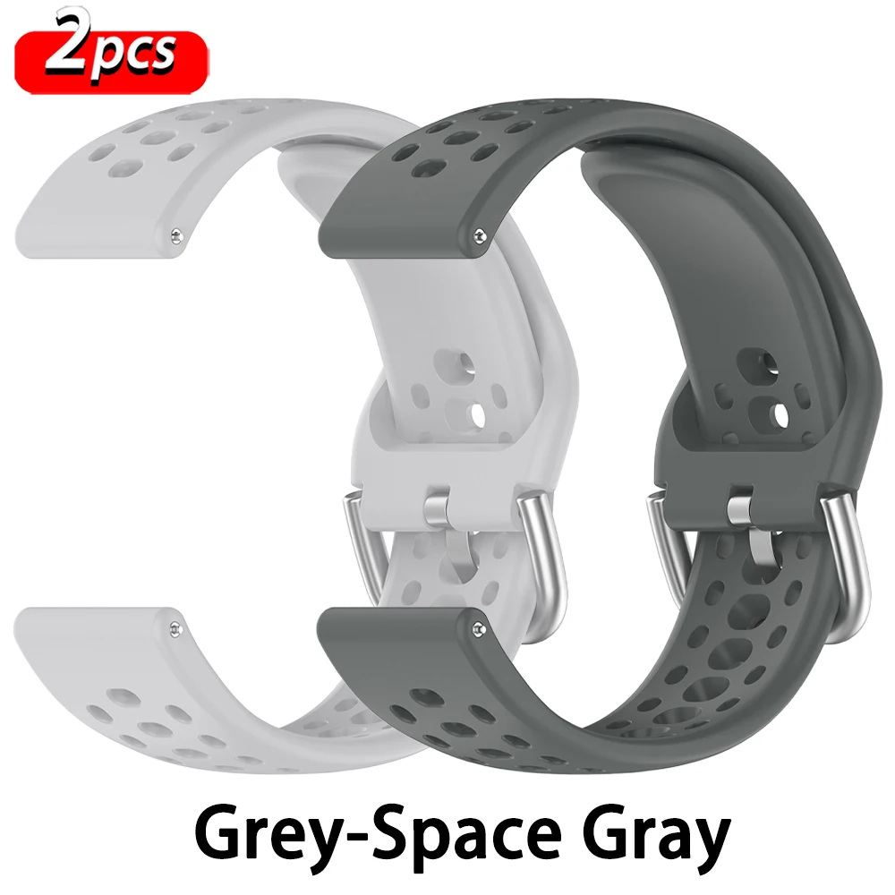 Enhanced Silicone Sport Strap - Breathable and Comfortable Watchband Accessory