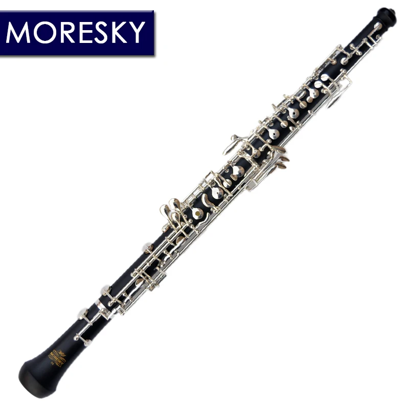 MORESKY Professional C Key Oboe Semi-automatic Style Cupronickel Plated Silver Fully automatic Oboe S6