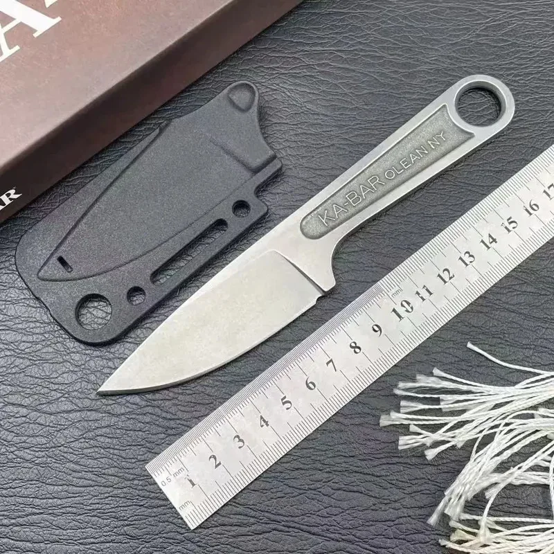 2025 new KB 1119 Straight Knife Wilderness Survival Tactical Tool Portable Outdoor Knife Sheath Multifunctional Stainless 3