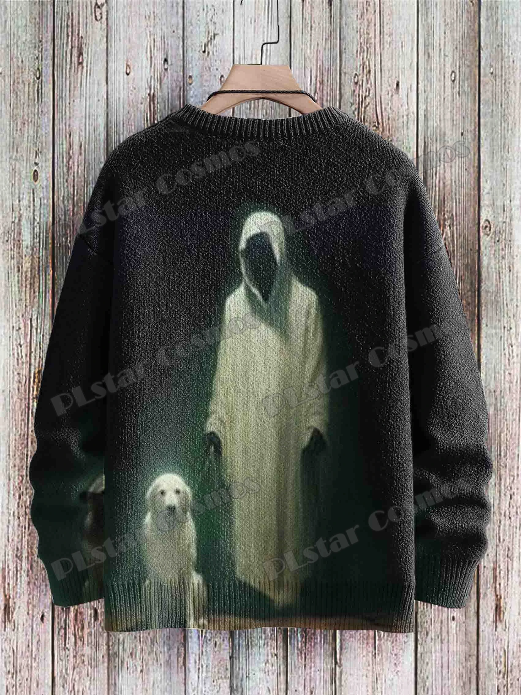 Halloween Rainbow Ghosts Retro Art Pattern 3D Printed Men's