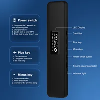 Pillow Speaker Type C Charging Timer Function Wireless Bluetooth Sleep Aid Bone Conduction with Digital Display for Office