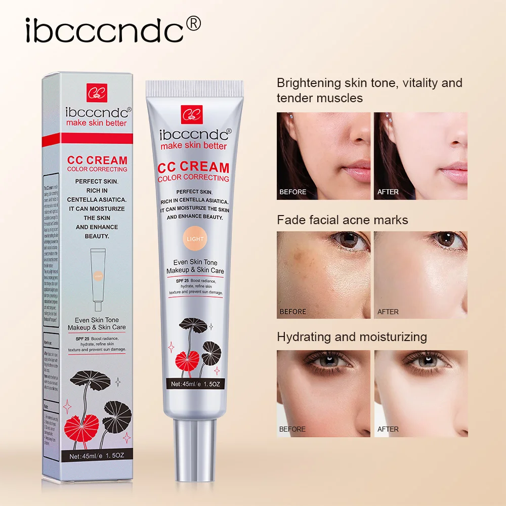 CC Cream Erborian Centella Correcting Makeup Before Moisturizing Waterproof Anti-sweat Concealer Lasting Women Makeup Foundation 3