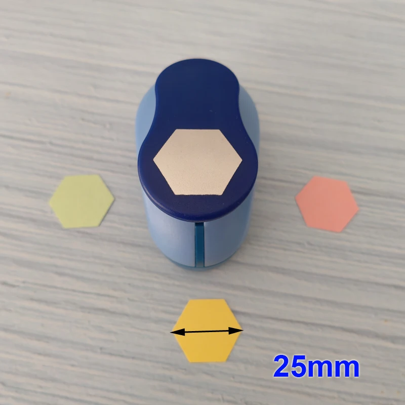 Hexagon Punch Paper Cutter Crafts Scrapbook Embossing Device Kid Hole Punches Cortador De Papel Paper cutter paper punch hole punching tools paper craft punch