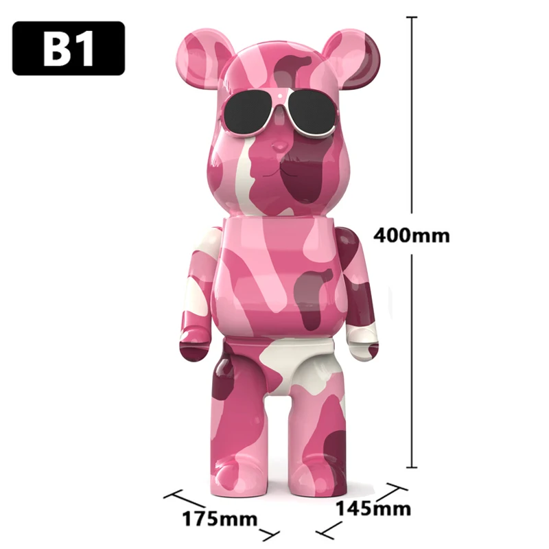 くまさんのスピーカー おもちゃのスピーカー2023新しい暴力的なクマ塗装スピーカーサブ