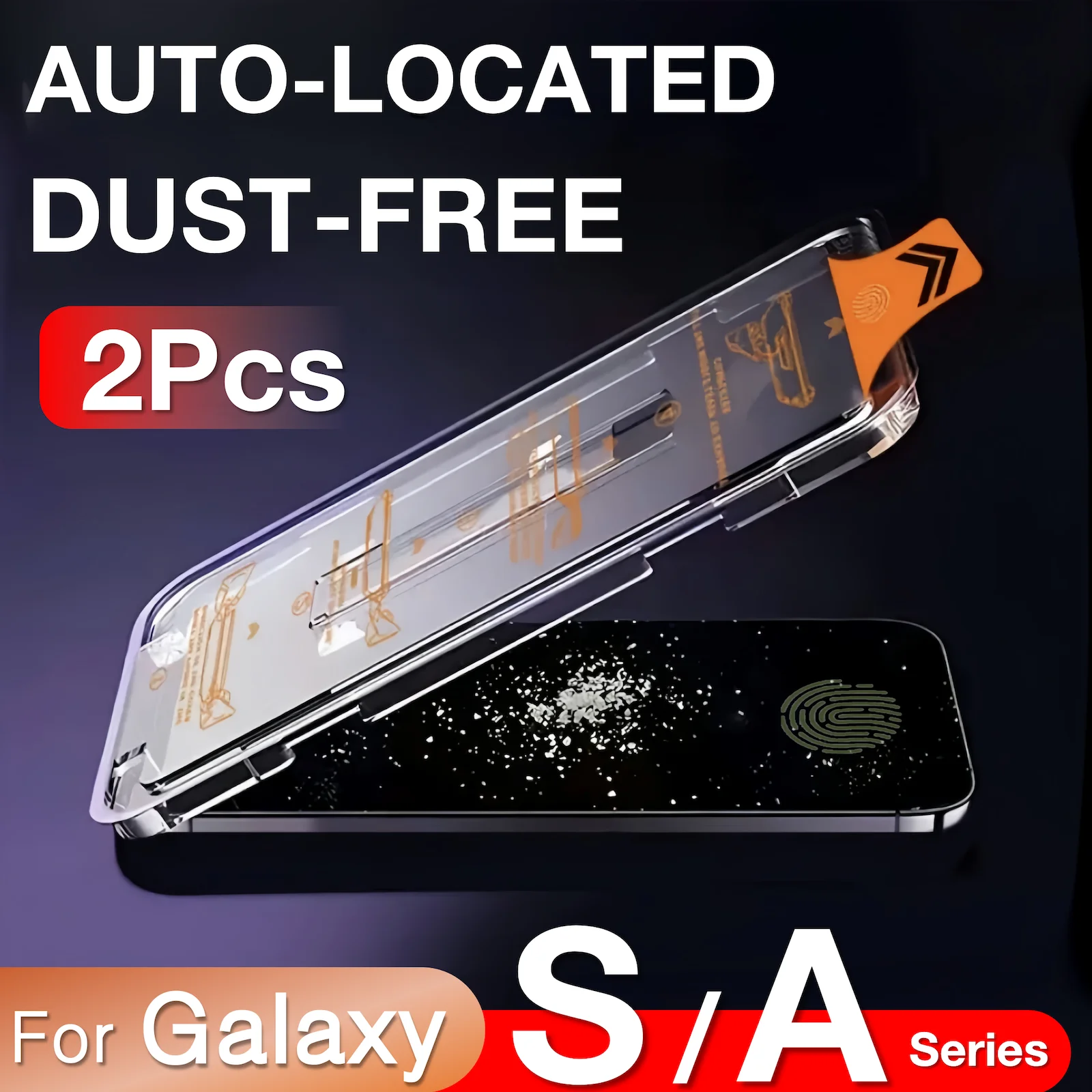 2-Pack Premium Tempered Glass Screen Protector