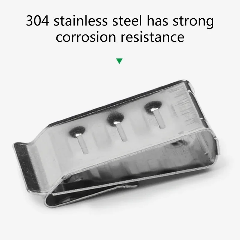 30/50Pcs Solar Panel Cable Clips PV Stainless Steel 4-Wire Wire Clip for Solar Panel Wiring Management solar panel clips