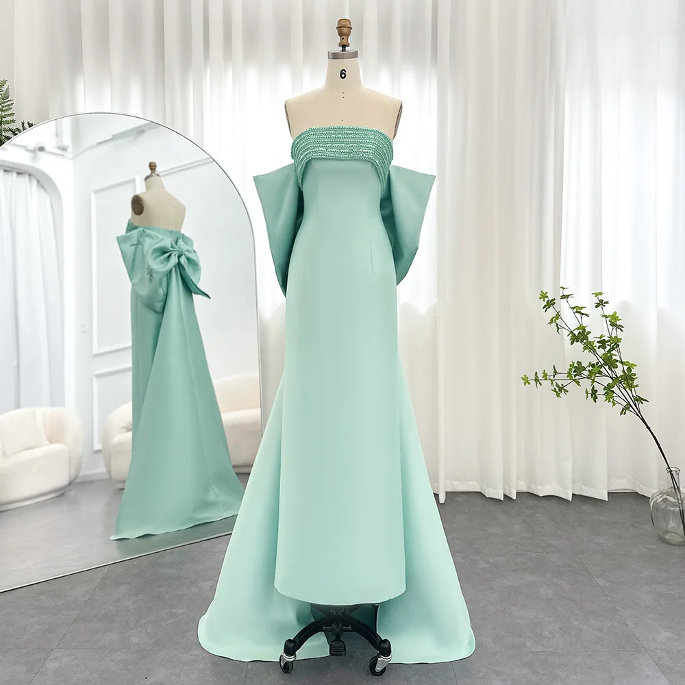 green emerald velvet dress Tight One-Shoulder Long Formal Dress