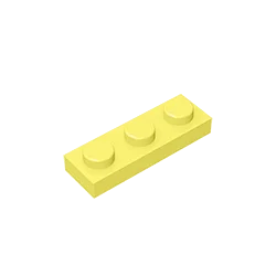 Building Blocks Compatible with LEGO Plate 1 x 3 3623 Technical MOC Accessories Parts Assembly Set Bricks DIY