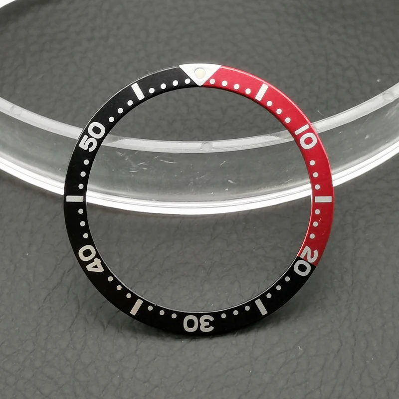 Watch Bezel Insert Ring Watch Bezel 38mmx31.5mm Aluminum Fits Seiko SKX007 SKX009 SRPD