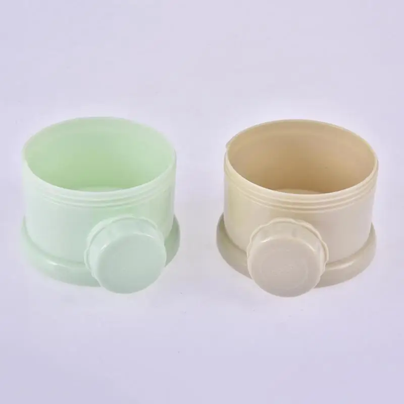 4-Layers Cartoon Baby Formula Milk Storage Container for Portable Travel Cereal Powder Dispenser