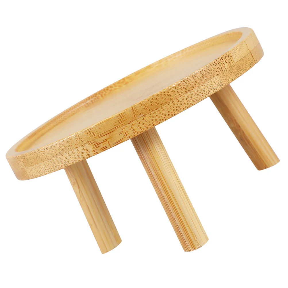 

Useful Flowerpot Holder Wooden Flower Pot Base Garden Plant Display Stand