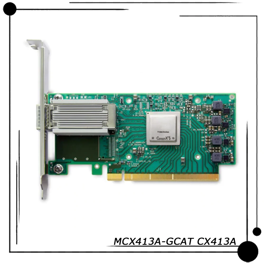 

50Gb/s For Mellanox ConnectX-4 EN 50GbE PCIe3.0 x8 QSFP28/QSFP+/QSFP PC Network Card InfiniBand NIC MCX413A-GCAT CX413A