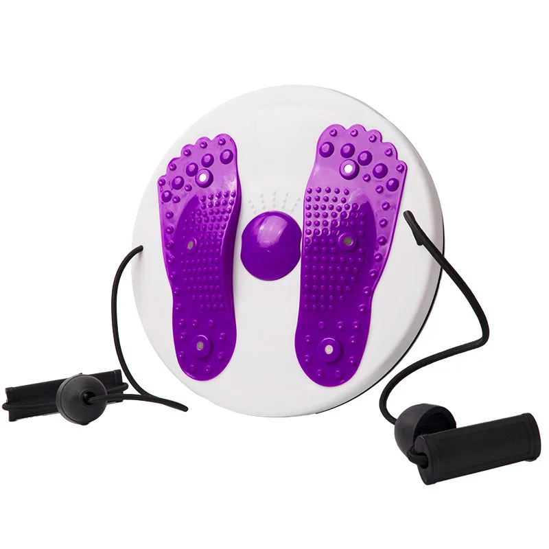 Twisting waist machine with drawstring household portable sports equipment waist beauty device lazy person tension device waist twisting disc