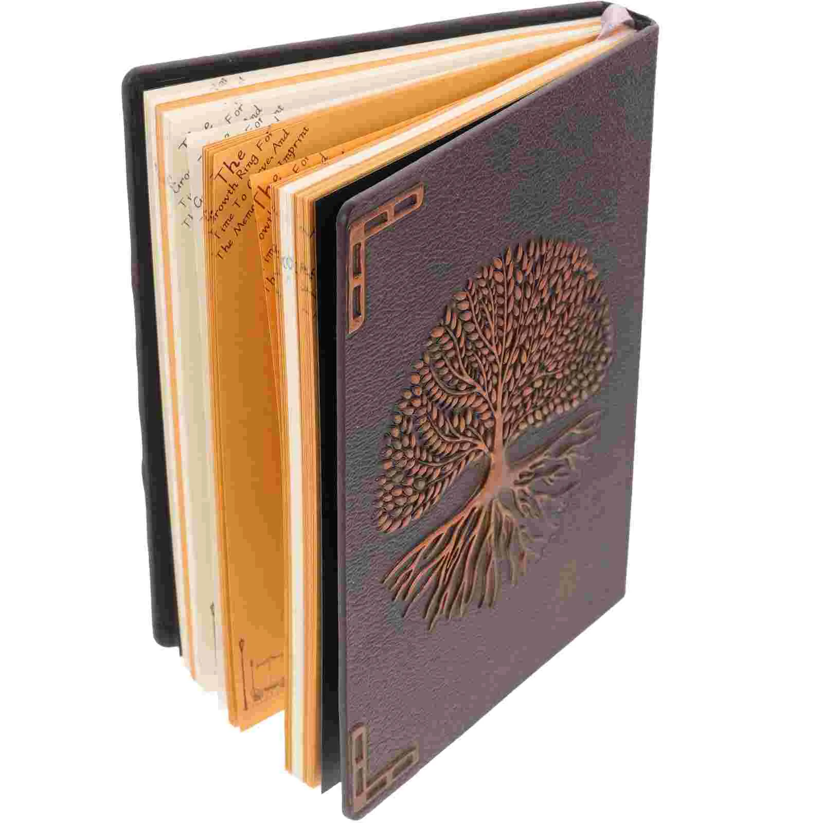 

Vintage Embossed Diary Journal Notepad PU Cover Journal for Home School Travel