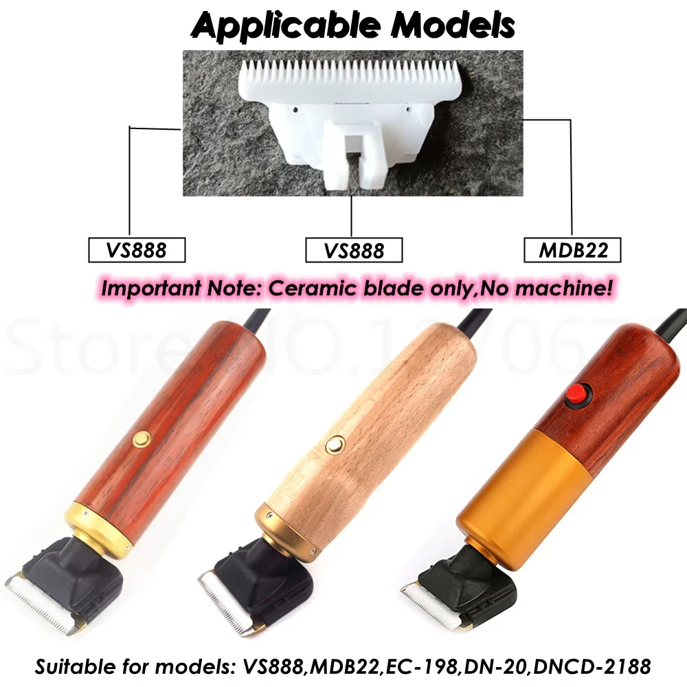 5pcs/lot Pet Clipper Ceramic Blade Tool Bit Replacement Parts Cutter Head for AOBO VS888 MDB22 Dog Trimmer Spare Knife 30 Teeth dog clipper blades clipper replacement parts