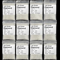 Super White 10/30/50 PCS Wholesale 0.8-3mm Melee Lab Grown Diamond Loose Without IGI Number HPHT DEFG VVS-SI Pass Diamond Test 2