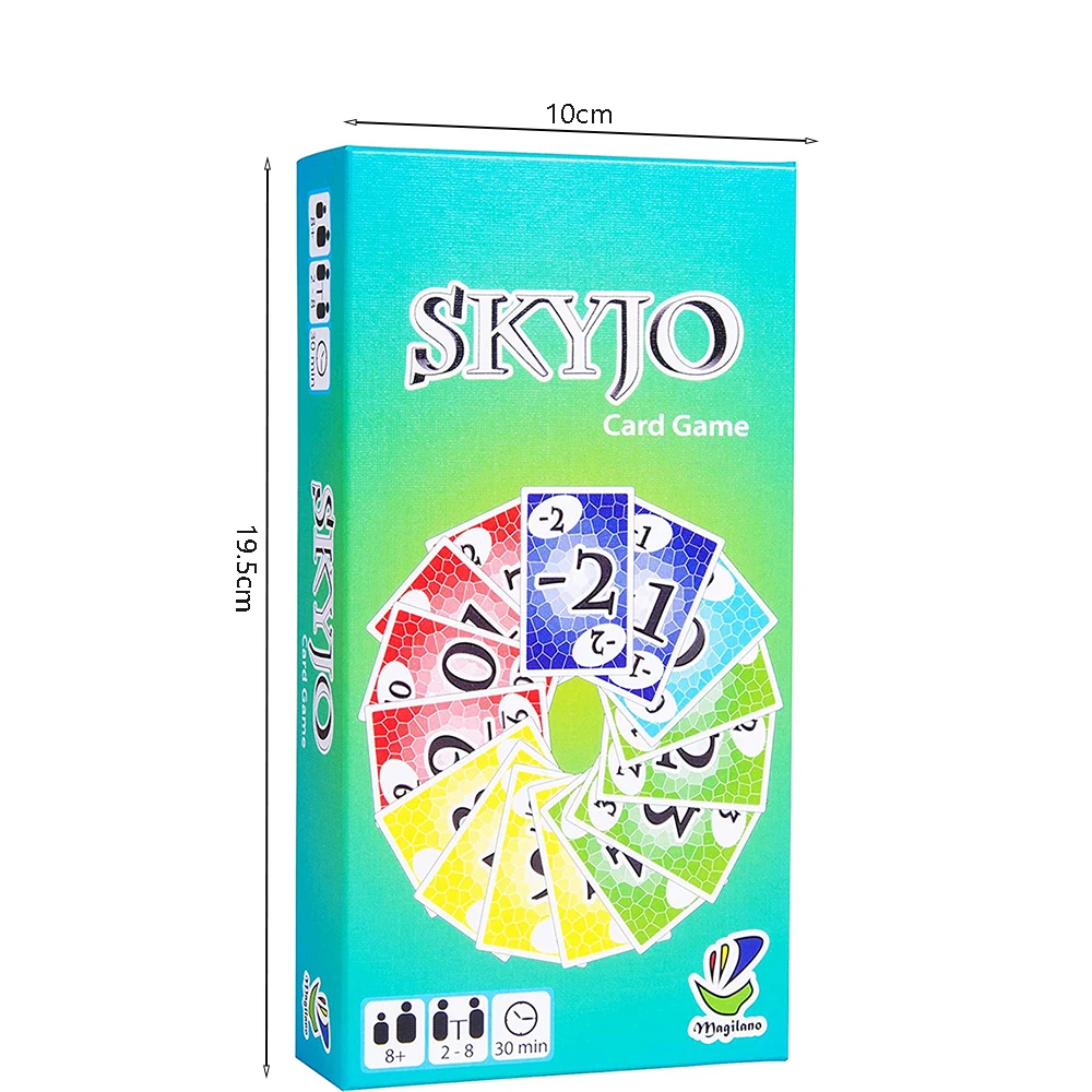 Skyjo Card Game and Skyjo Action for 2 to 8 Players card games