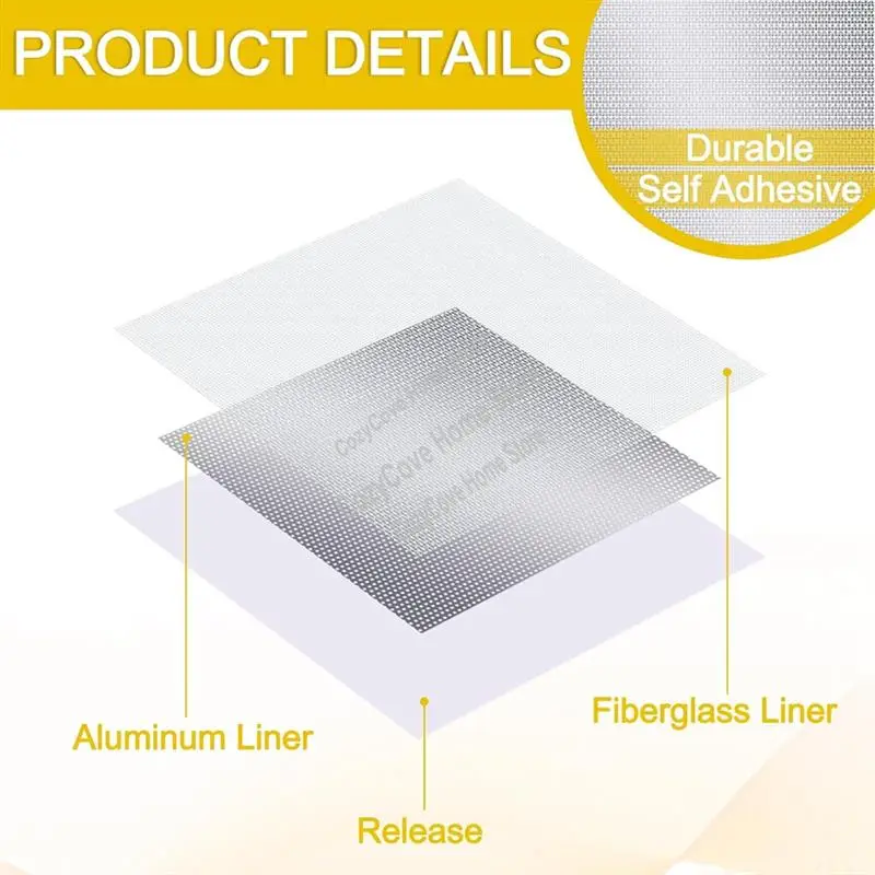 4 Pcs Drywall Repair Kit 12 X12 Drywall Repair Patch With Scraper Self ...
