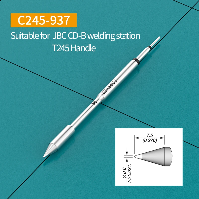 Soldeerbout Tip Legering en Koper Soldeer Bits C245 Soldeerbout Bits Vervanging T245 Universele Handvat voor JBC Soldeerstation(245-I