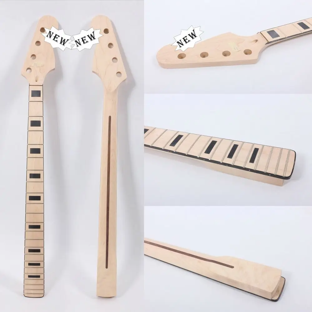 Diapasón Palisandro Para Guitarra Eléctrica - 628 Mm Escala, 22 Trastes, Incrustaciones Reales, Mástil Personalizado