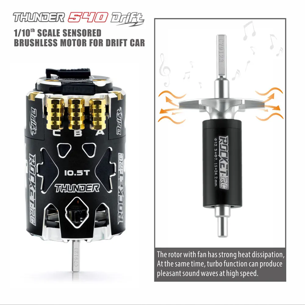 零Racing　長タレ TG Racing ROCKET-RC Rocket 1525 Sensitive Brushless Motor