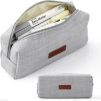 Simple Small Pencil Pouch Pure Color Linen Children's Pencil Bag Students' School Supplies Coin Purse Cosmetic Bag 1
