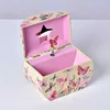 Pink Yellow Irregular Semi-circular Ballet Butterfly Jewelry Storage Music Box Children's Day Christmas Valentine's Day Gift 5