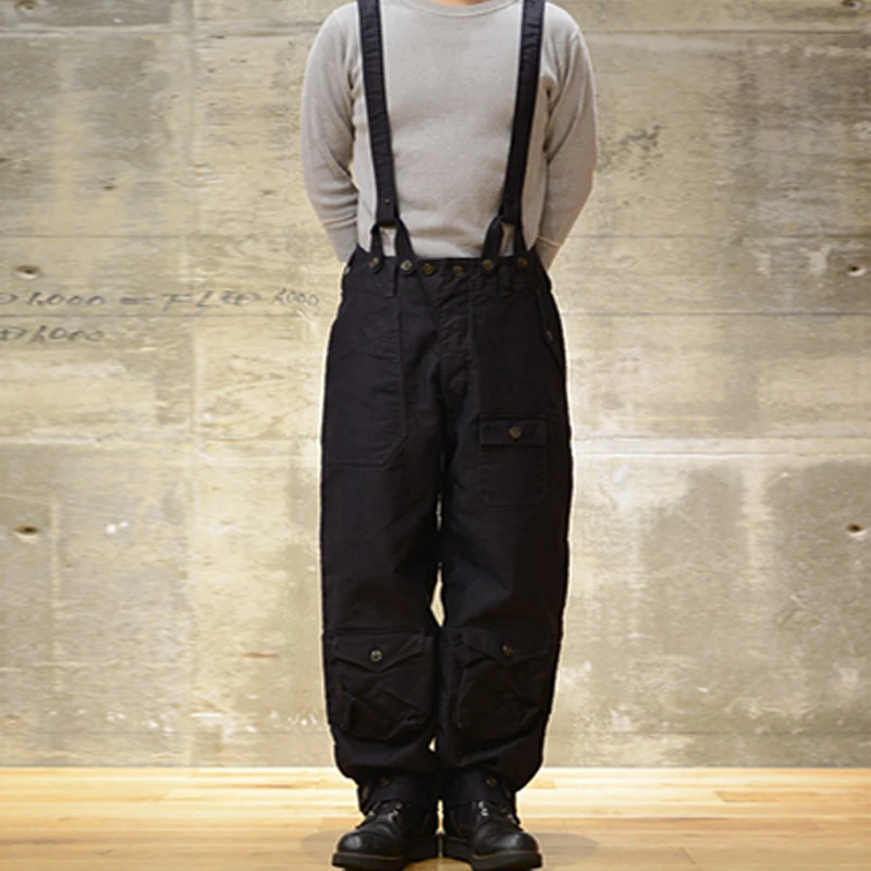 YUTU&MM Lovers loose big size overalls cotton trousers new style trousers multi-pack casual pants overalls trousers trend 2099